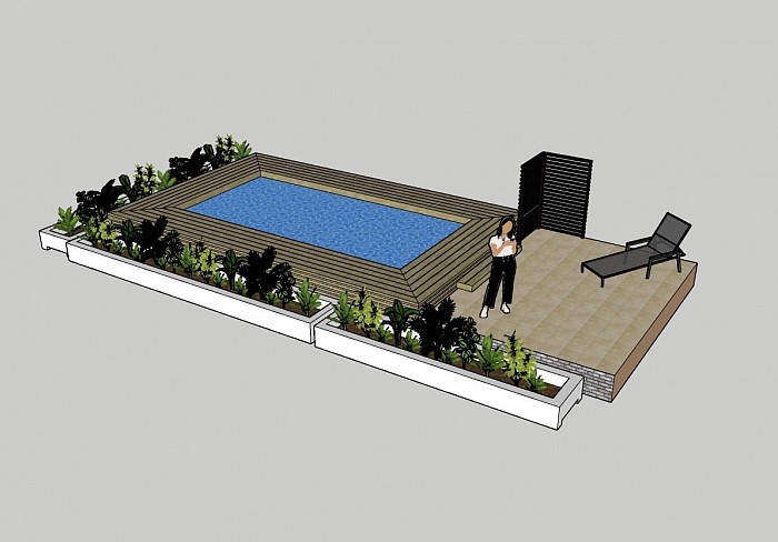 Dsw Projects - Inbouw Zwembad -Intex